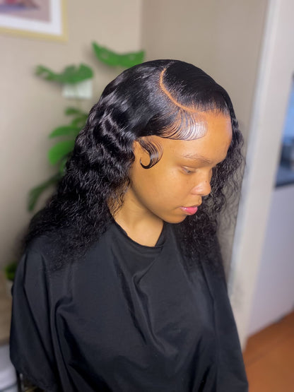 13x4 full frontal water wave